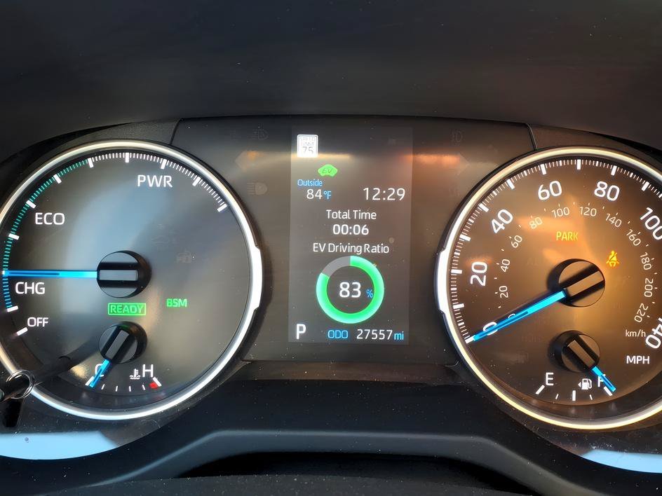 Used 2022 Blizzard Pearl Toyota Hybrid XLE Premium image 27