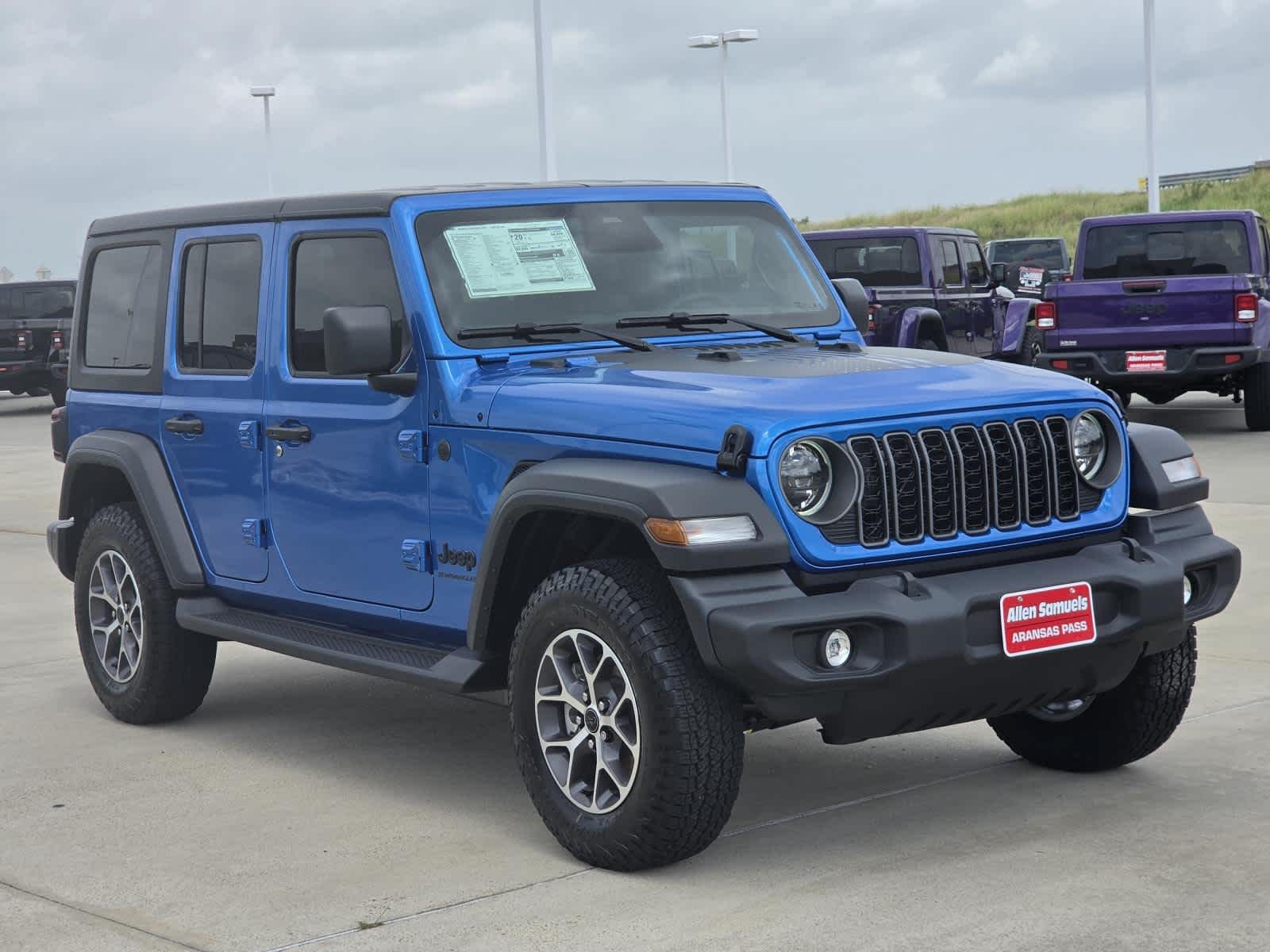New 2026 Hydro Blue Pearl-Coat Exterior Paint Jeep Sport S image 7