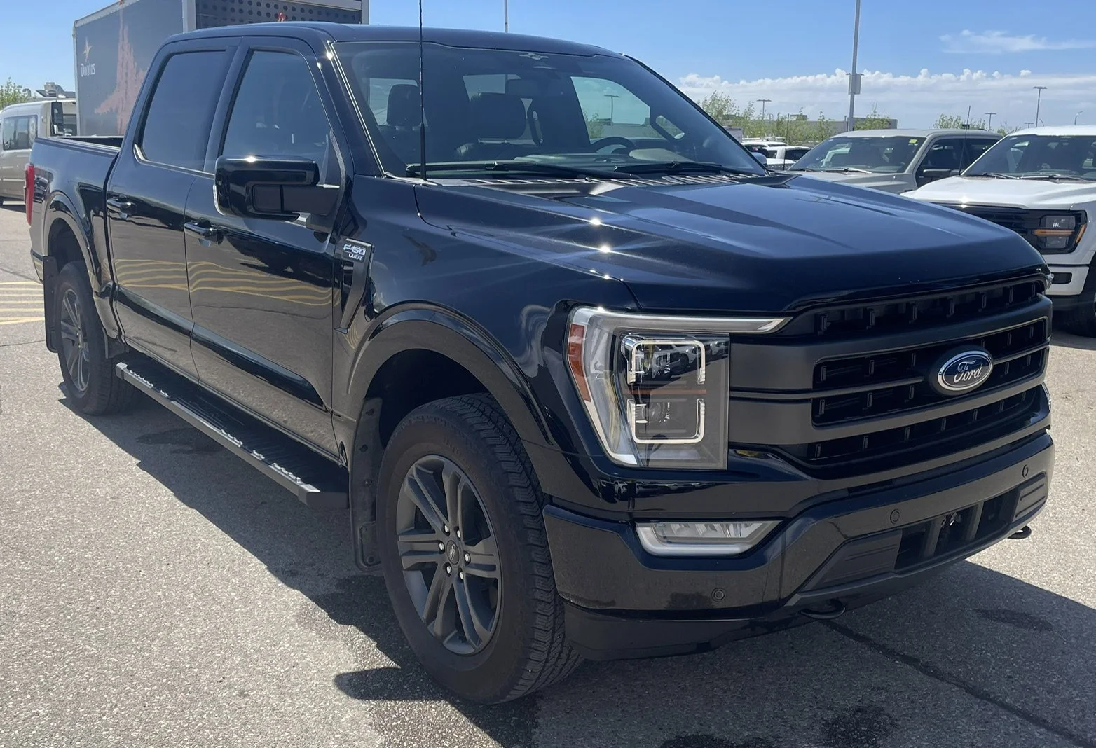Used 2023 Black Ford LARIAT SuperCrew   **New Arrival** image 7