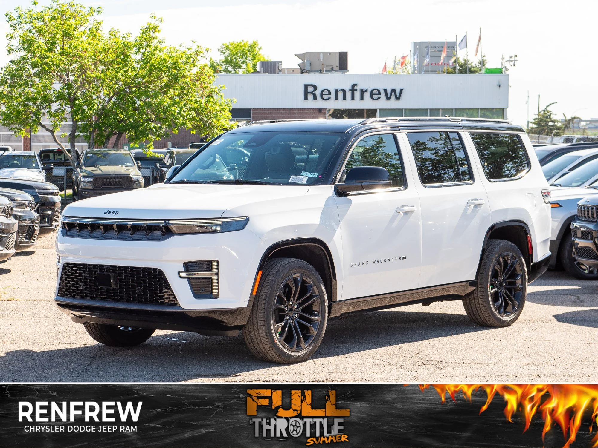 New 2026 White Jeep Summit Obsidian* image 1