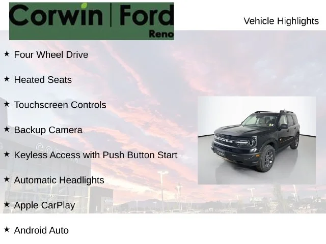 Certified Used 2024 Shadow Black Ford Badlands image 7
