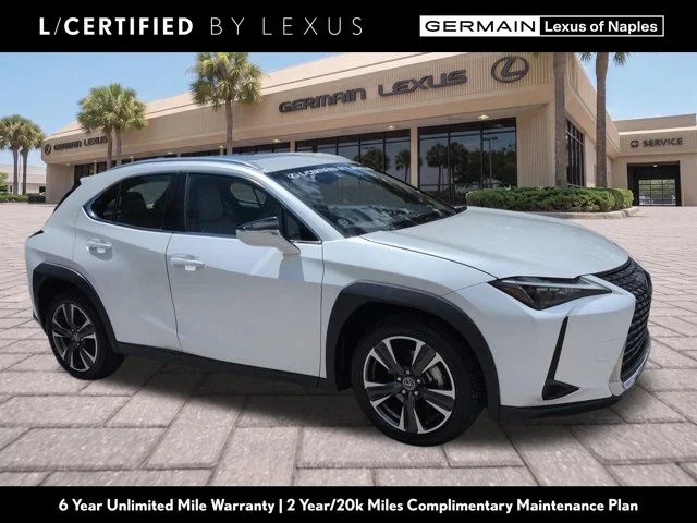 Certified Used 2025 White Lexus 300h image 1