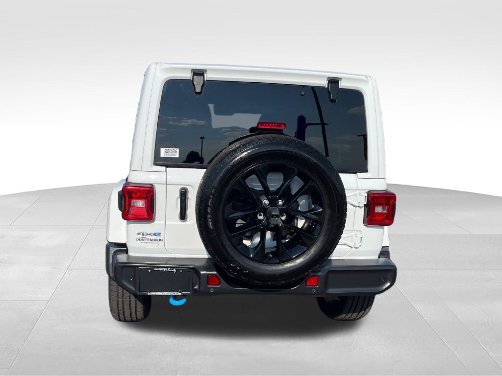 Used 2024 White Jeep Sahara 4xe image 4