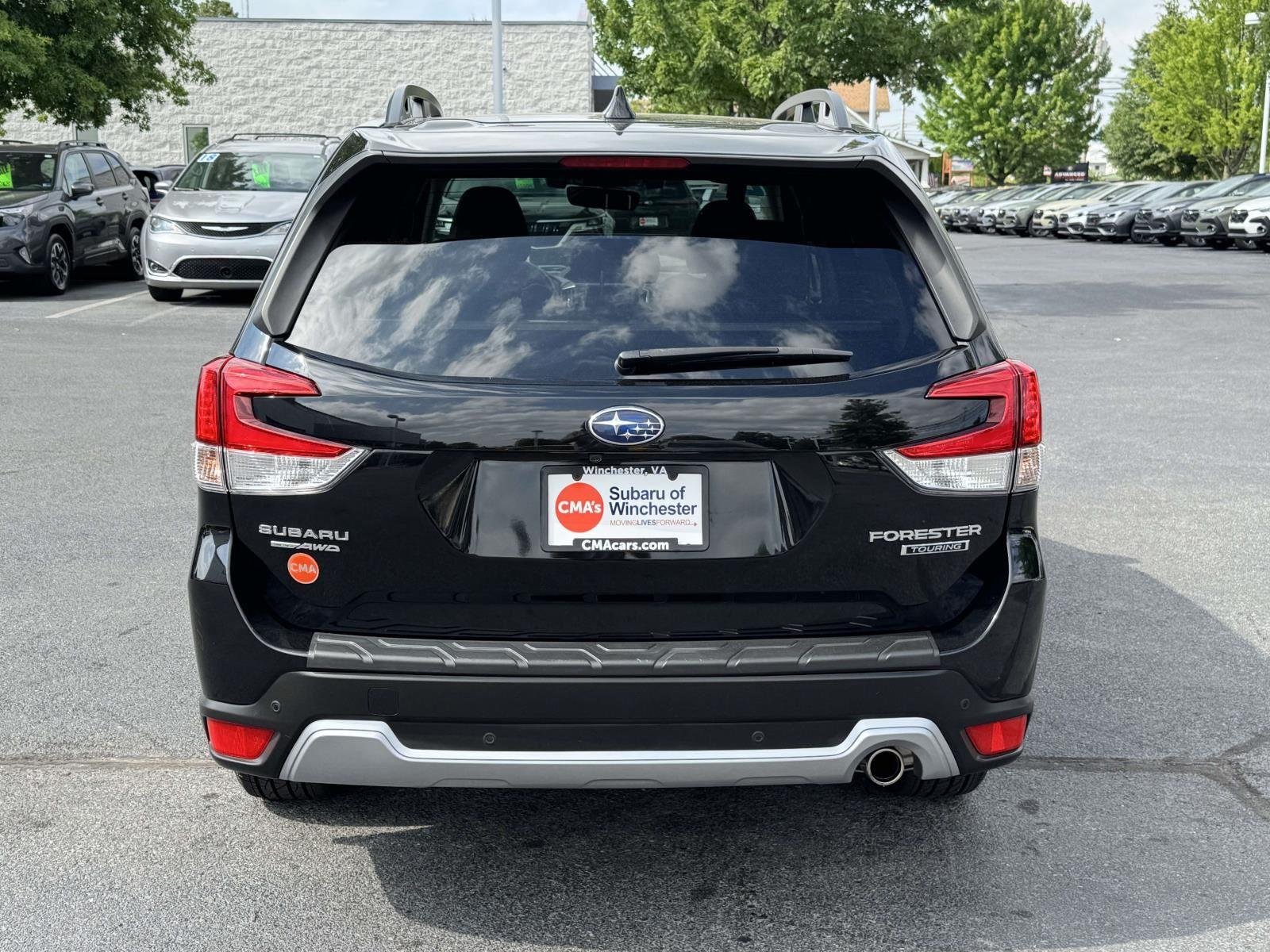 Used 2021 Crystal Black Silica Subaru Touring image 3
