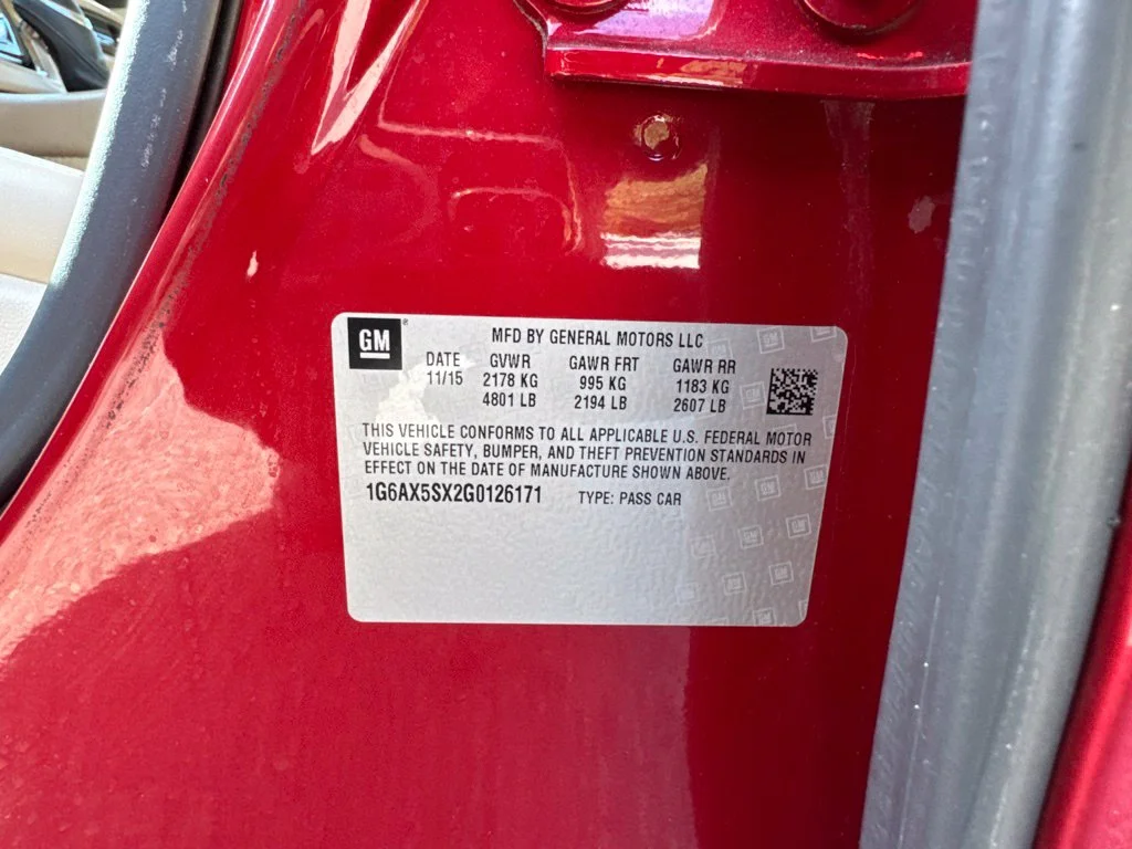 Used 2016 Red Obsession Cadillac 2.0L Turbo Luxury image 14