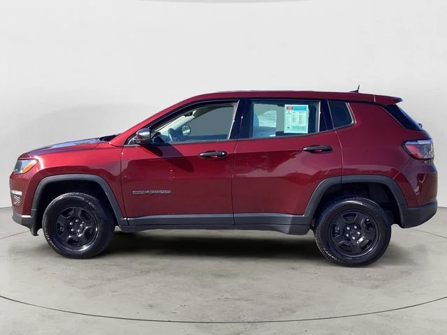 Used 2021 Velvet Red Pearlcoat Jeep Sport image 2