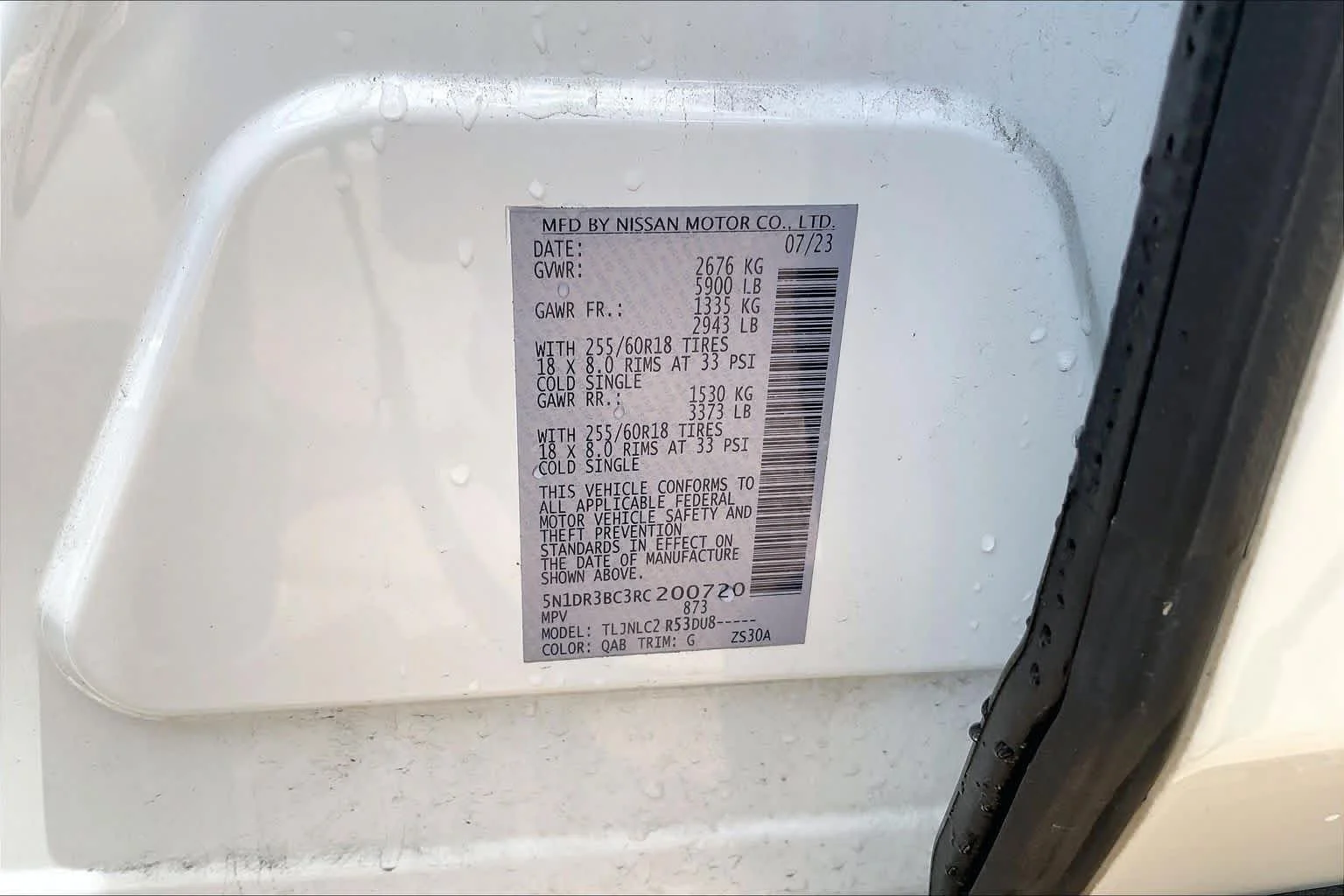 Used 2024 Pearl White Tricoat Nissan SV image 33