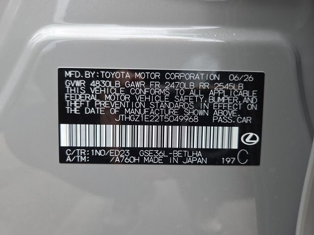 New 2026 Wind Lexus  350 F SPORT AWD image 25