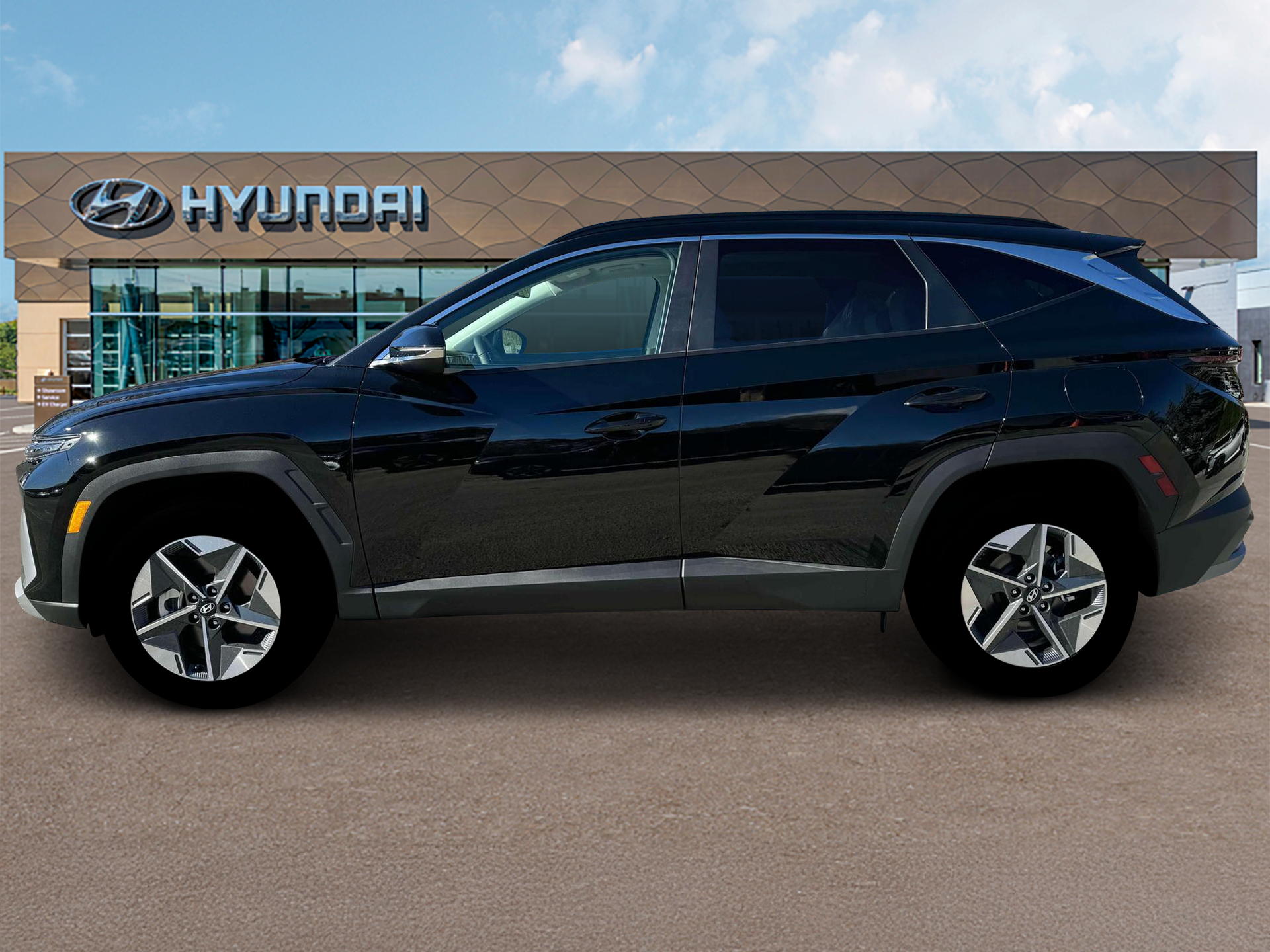 New 2025 Black Hyundai SEL Convenience AWD image 3