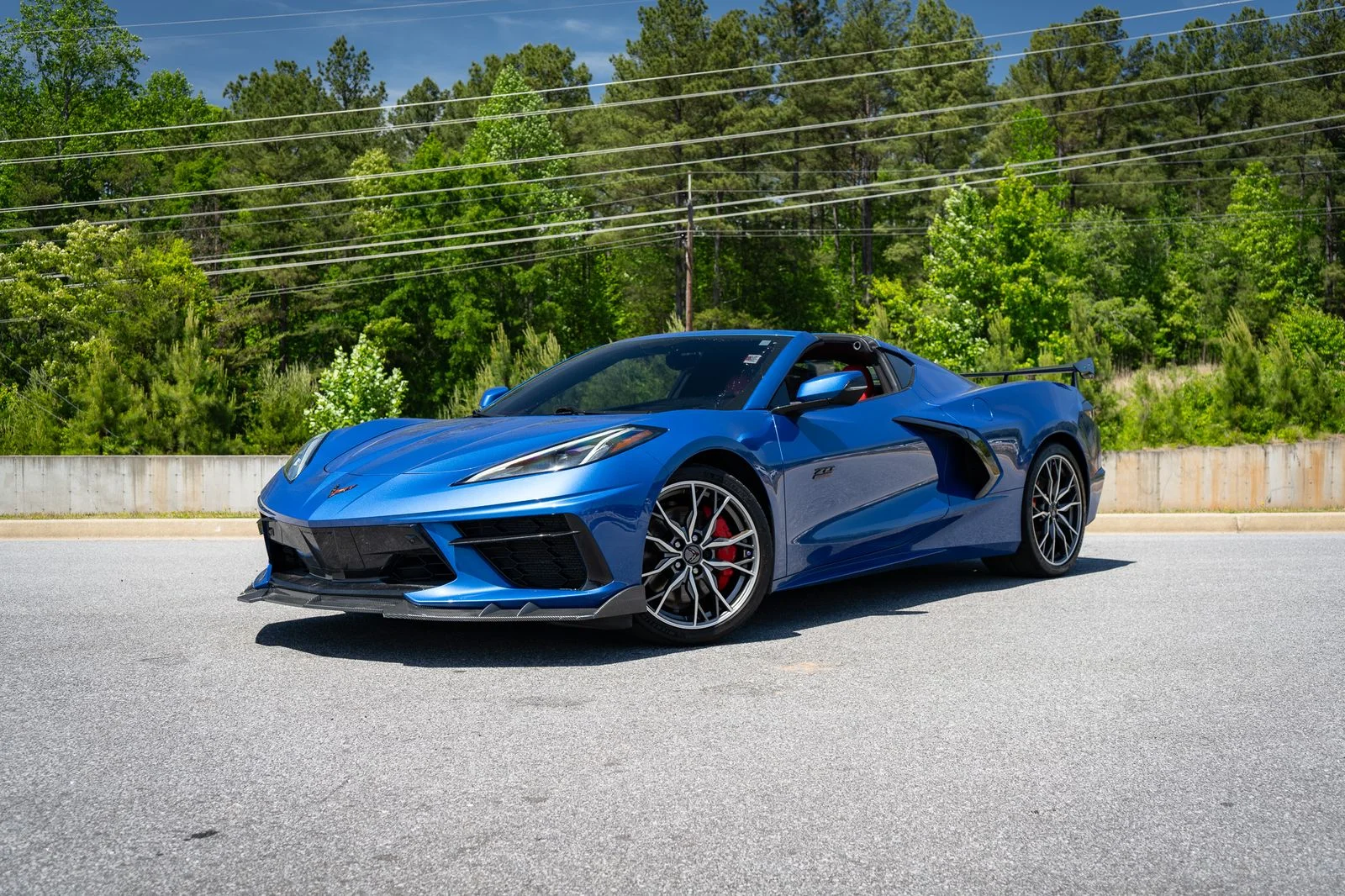 Used 2023 Blue Metallic Chevrolet Stingray image 3