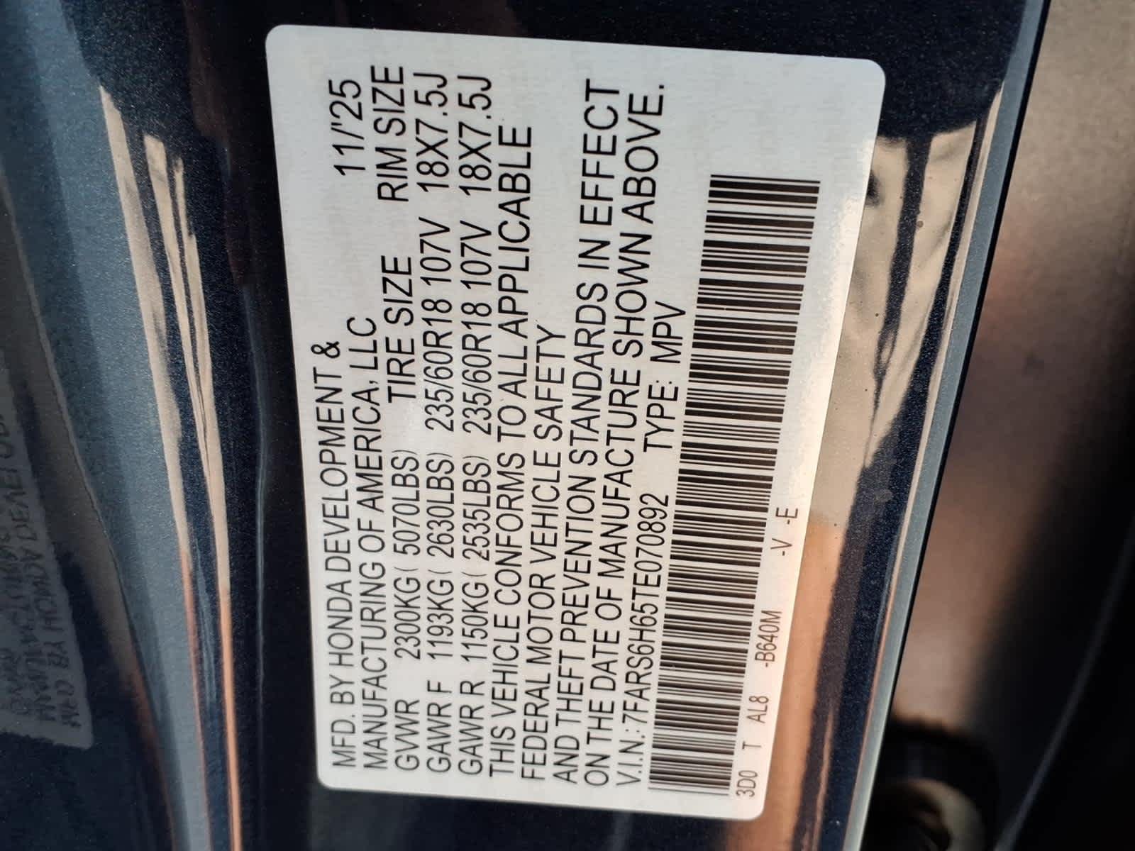Used 2026 Canyon River Blue Metallic Honda TrailSport image 41
