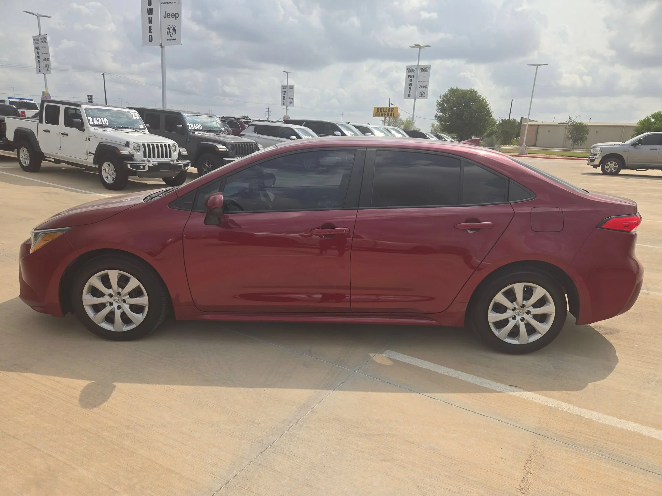 Used 2024 Red Toyota LE image 6