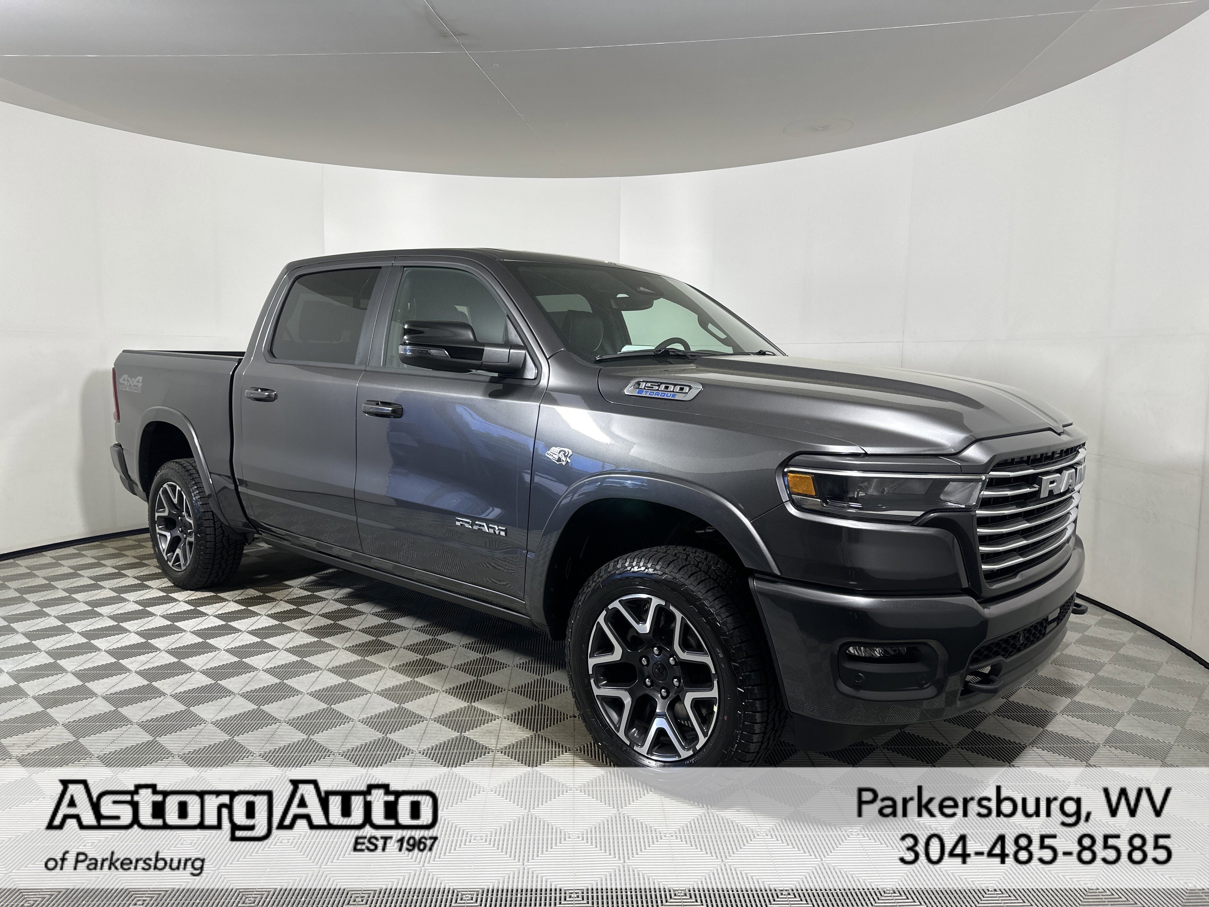 New 2026 Granite Crystal Metallic Clear-Coat Exterior Paint RAM Laramie image 1
