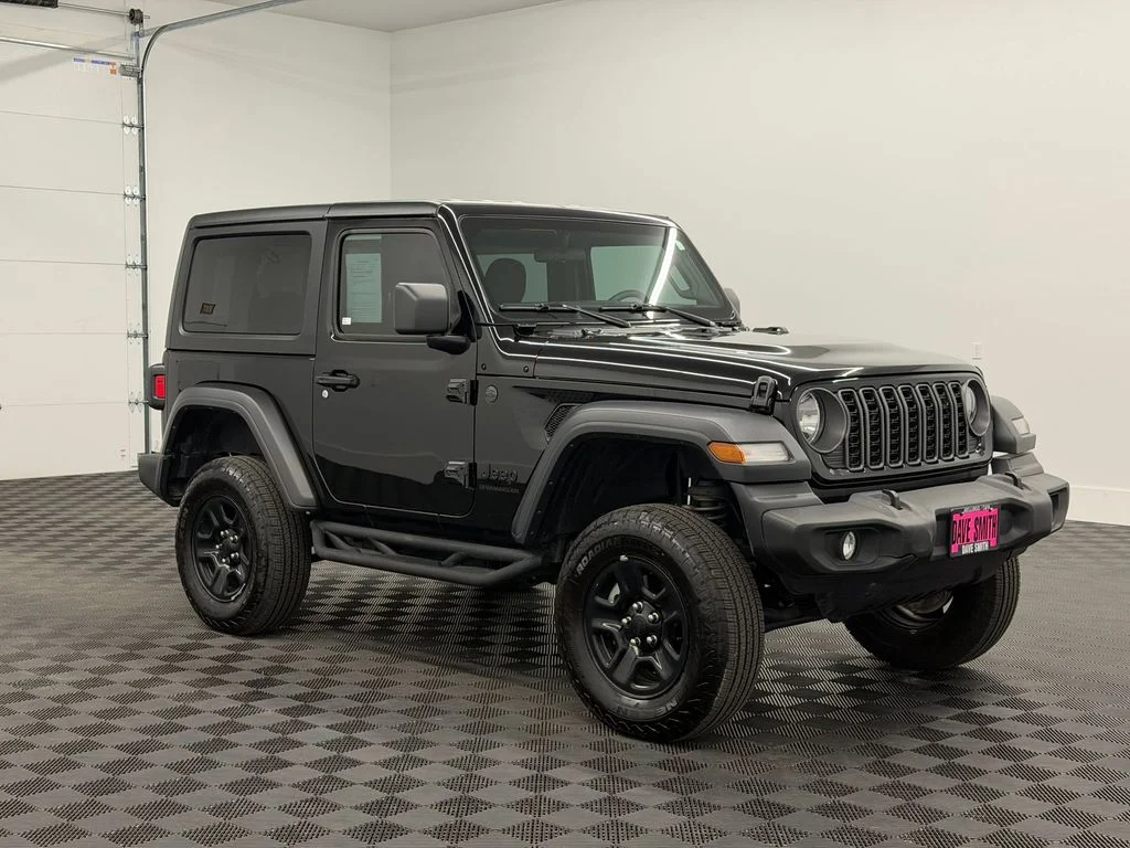 Used 2025 Black Clearcoat Jeep 2-Door Sport 4x4 image 7