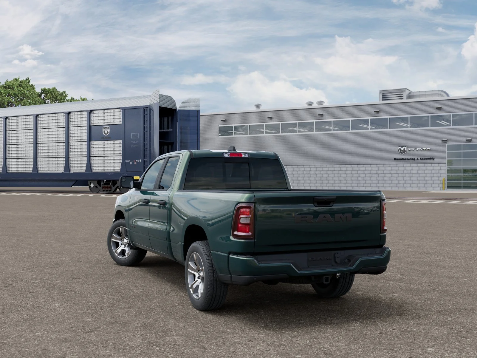 New 2026 Serrano-Green Metallic Exterior Paint RAM  image 3