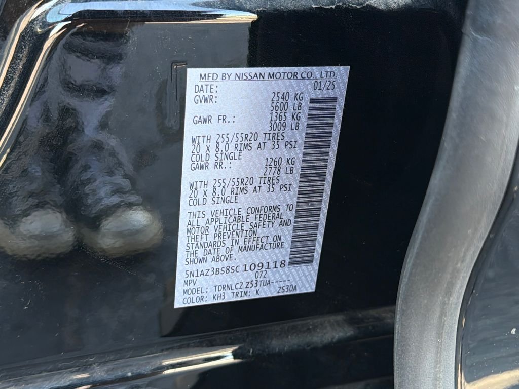 Used 2025 Black Nissan SV image 29
