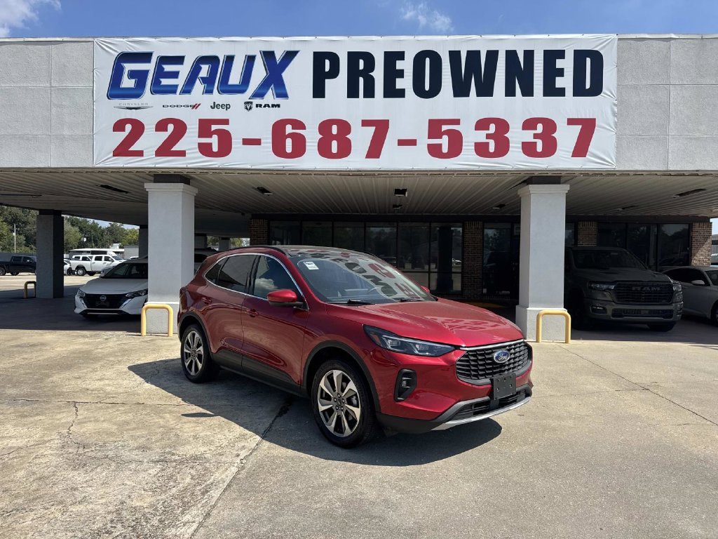 Used 2025 Red Ford Platinum image 1