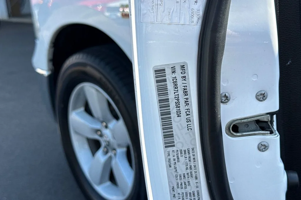 Used 2023 Bright White Clearcoat Ram SLT image 24