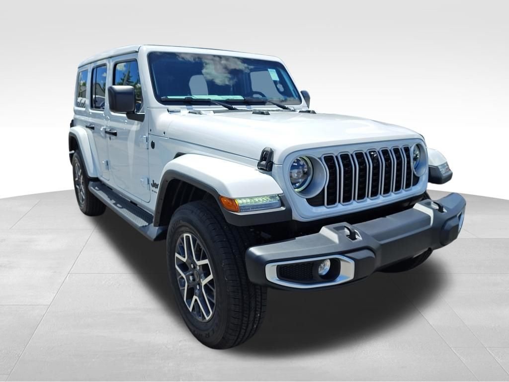 New 2026 Bright White Clear-Coat Exterior Paint Jeep Sahara image 7