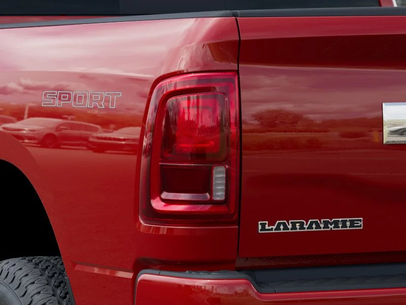 New 2026 Flame Red Clear-Coat Exterior Paint RAM Laramie image 54
