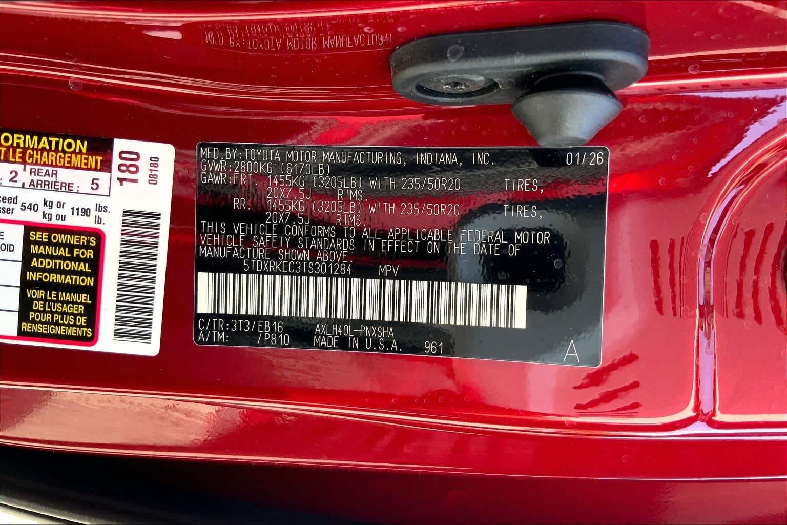 Certified Used 2026 Ruby Flare Pearl Toyota XSE image 36
