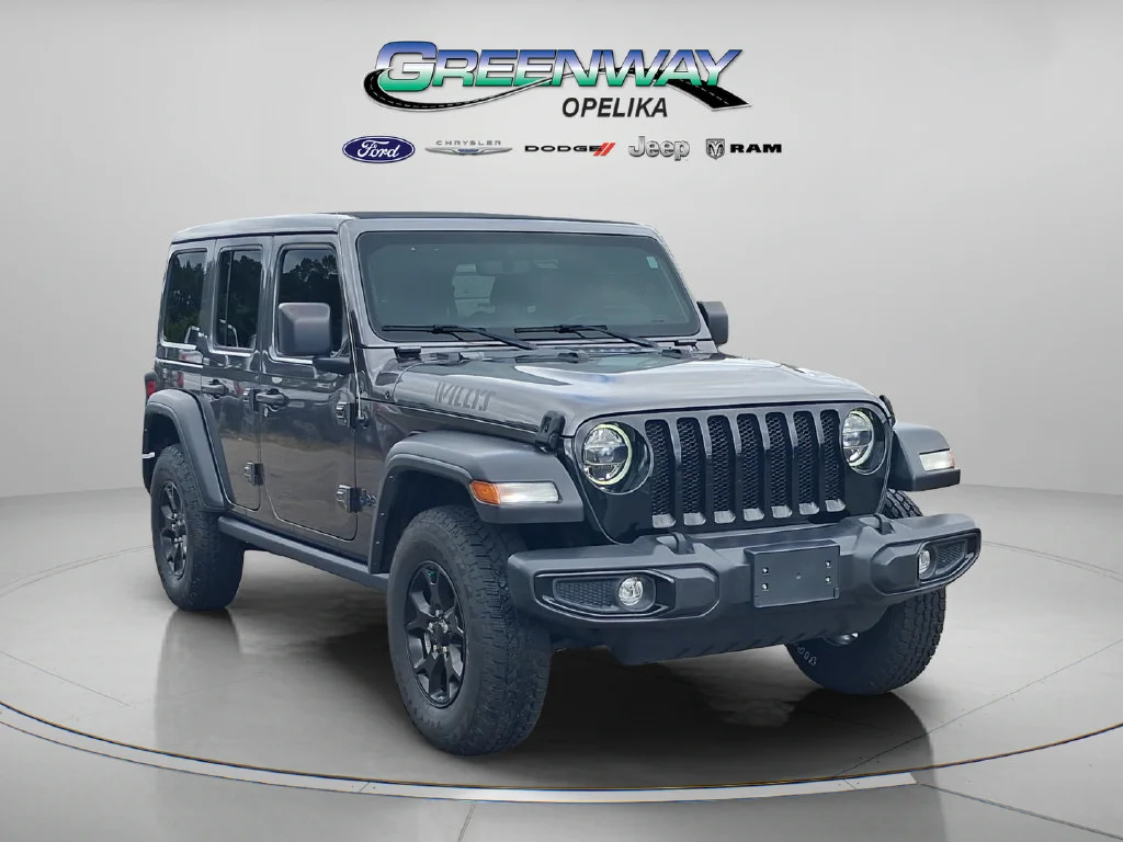 Used 2022 Gray Jeep Unlimited Willys image 1