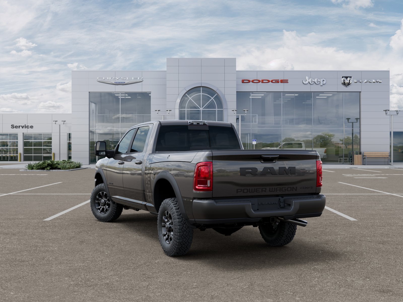 New 2026 Granite Crystal Metallic Clear-Coat Exterior Paint RAM Power Wagon image 30
