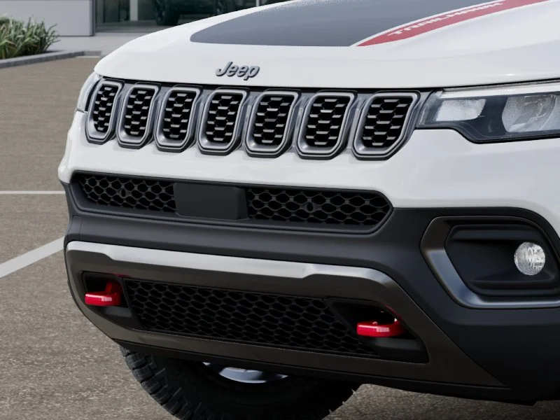 New 2026 Bright White Clear-Coat Exterior Paint Jeep Trailhawk image 37