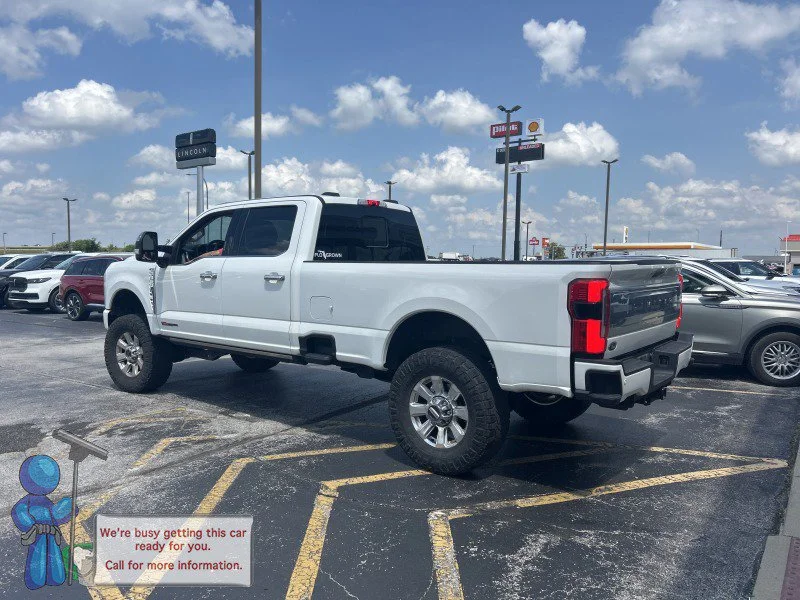 Used 2024 Star White Metallic Tri-Coat Ford Limited image 3