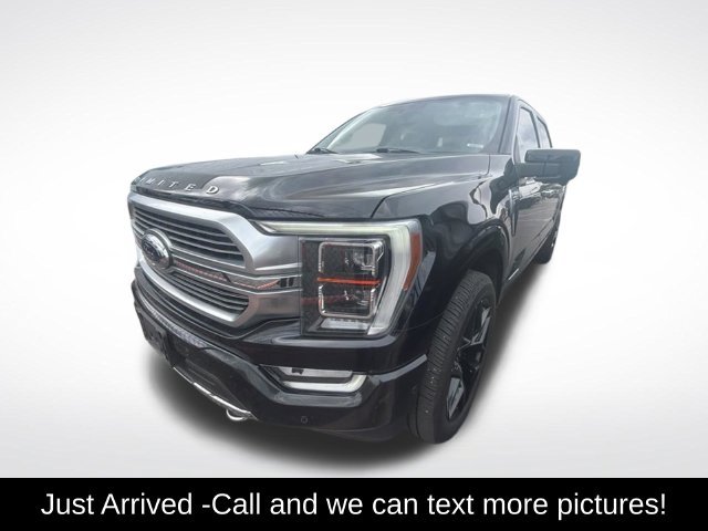 Used 2022 Agate Black Metallic Ford Limited image 1