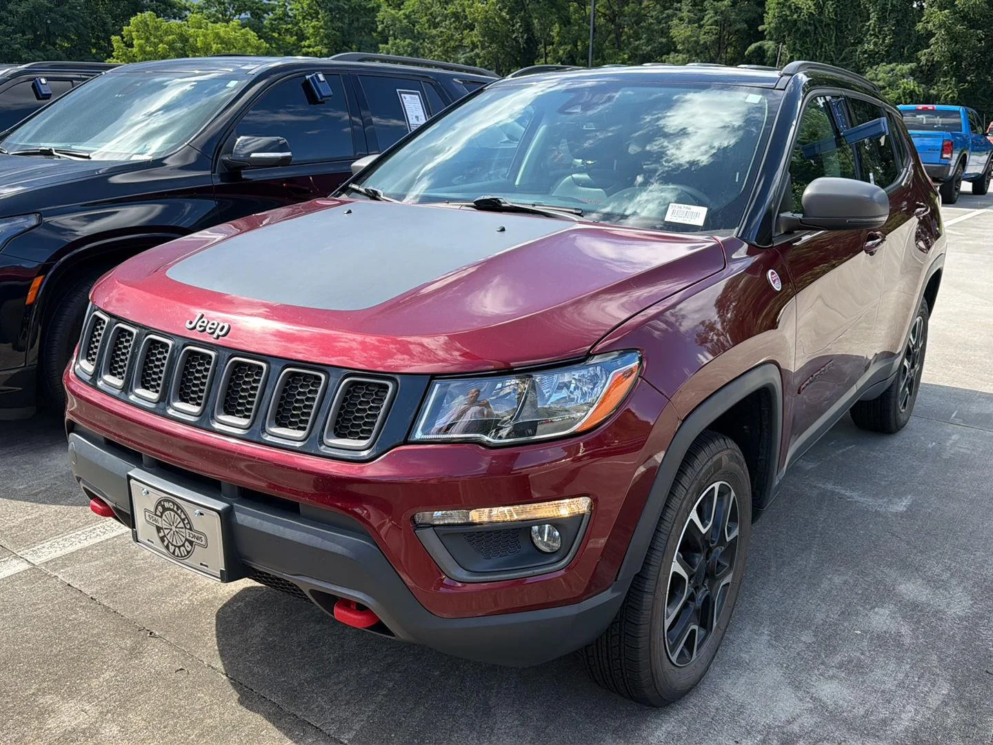 Used 2021 Jeep Compass Trailhawk with VIN 3C4NJDDB0MT553679 for sale in Clayton, GA