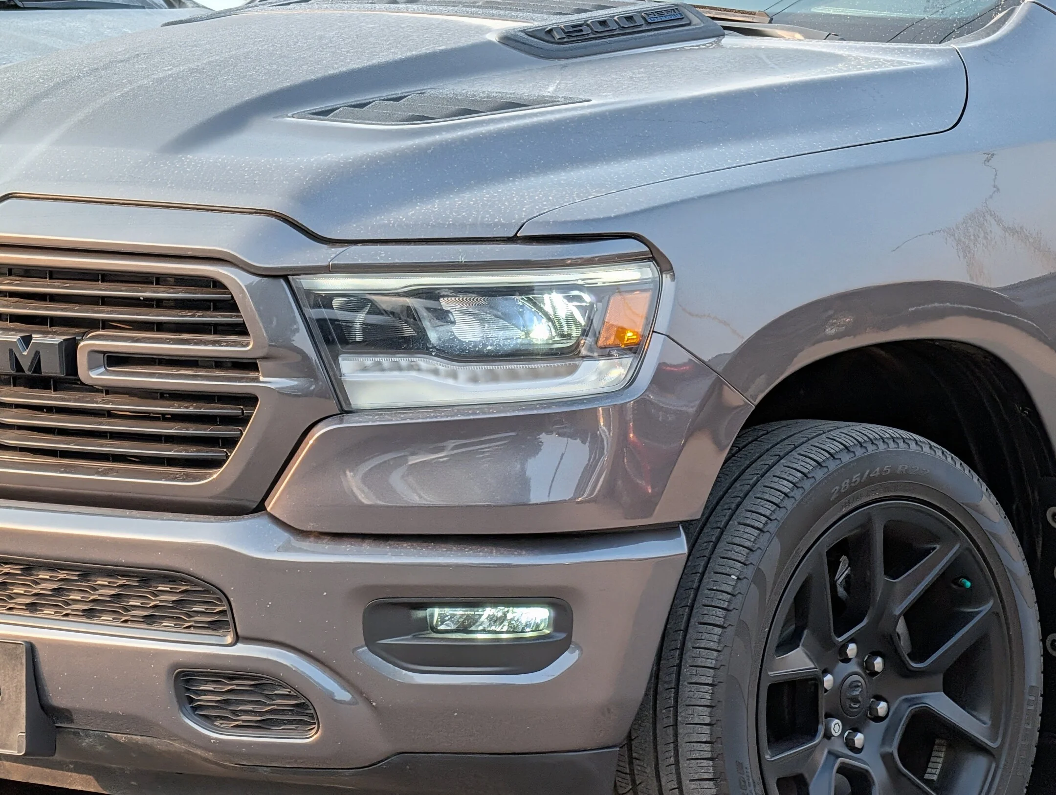 Certified Used 2023 Grey RAM Sport - - 4x4 - Sport Hood - 22 Forged Wheels - Trailer Hitch & Power Pedals & More! image 10