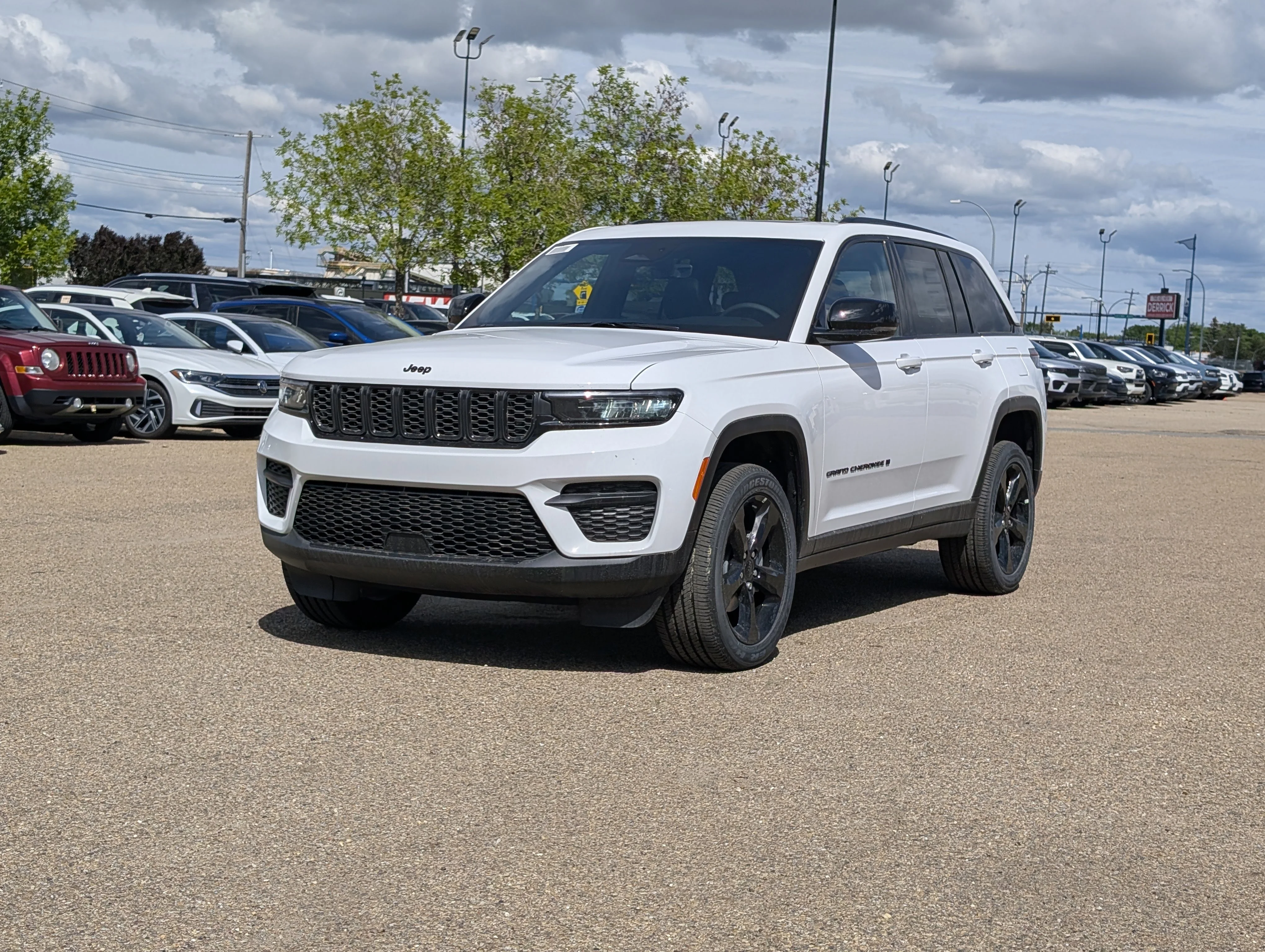 New 2025 Bright White Jeep Altitude image 2