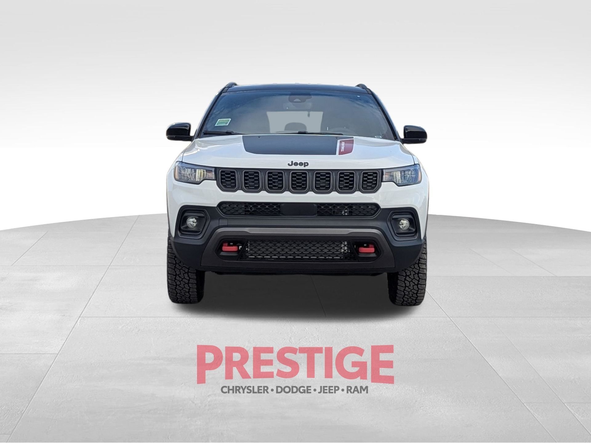 New 2026 Bright White Clear-Coat Exterior Paint Jeep Trailhawk image 2