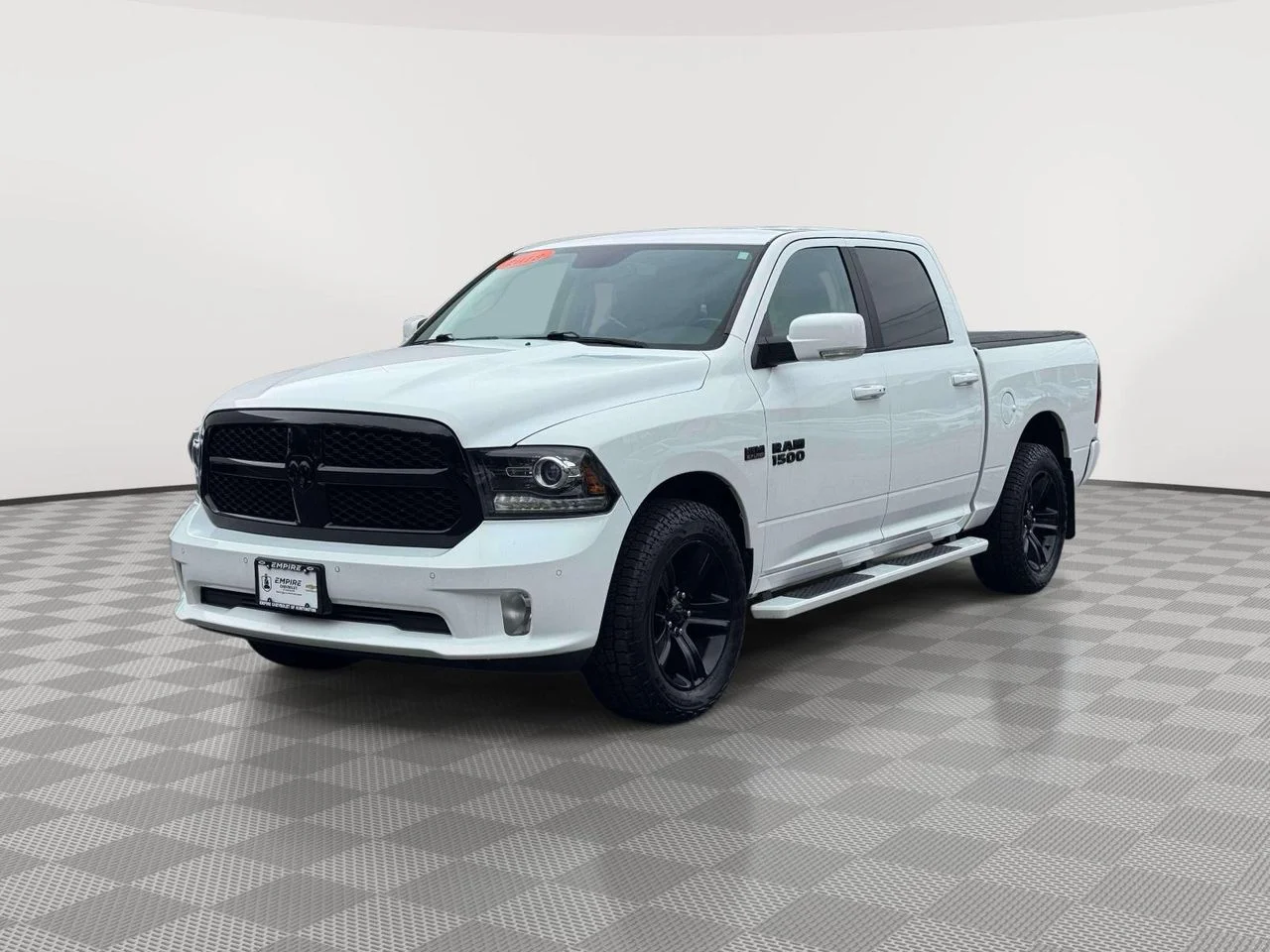 Used 2018 Bright White Clearcoat RAM Night Crew Cab 4x4 57