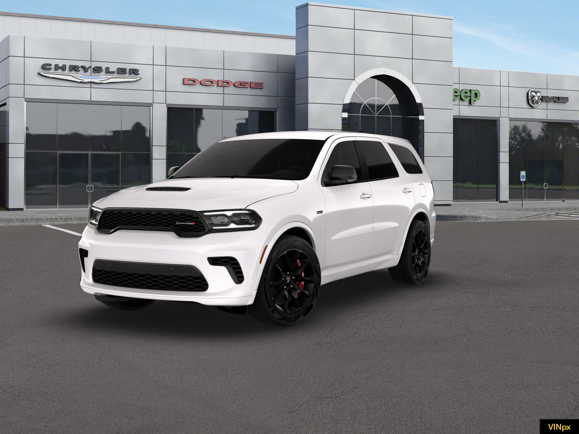 New 2026 White Knuckle Clear-Coat Exterior Paint Dodge R/T 392 AWD image 1