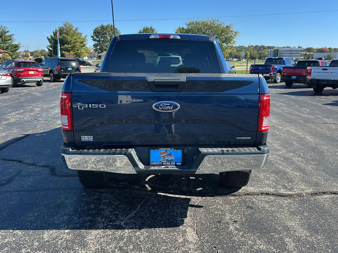 Used 2015 Blue Jeans Metallic Ford XLT image 5