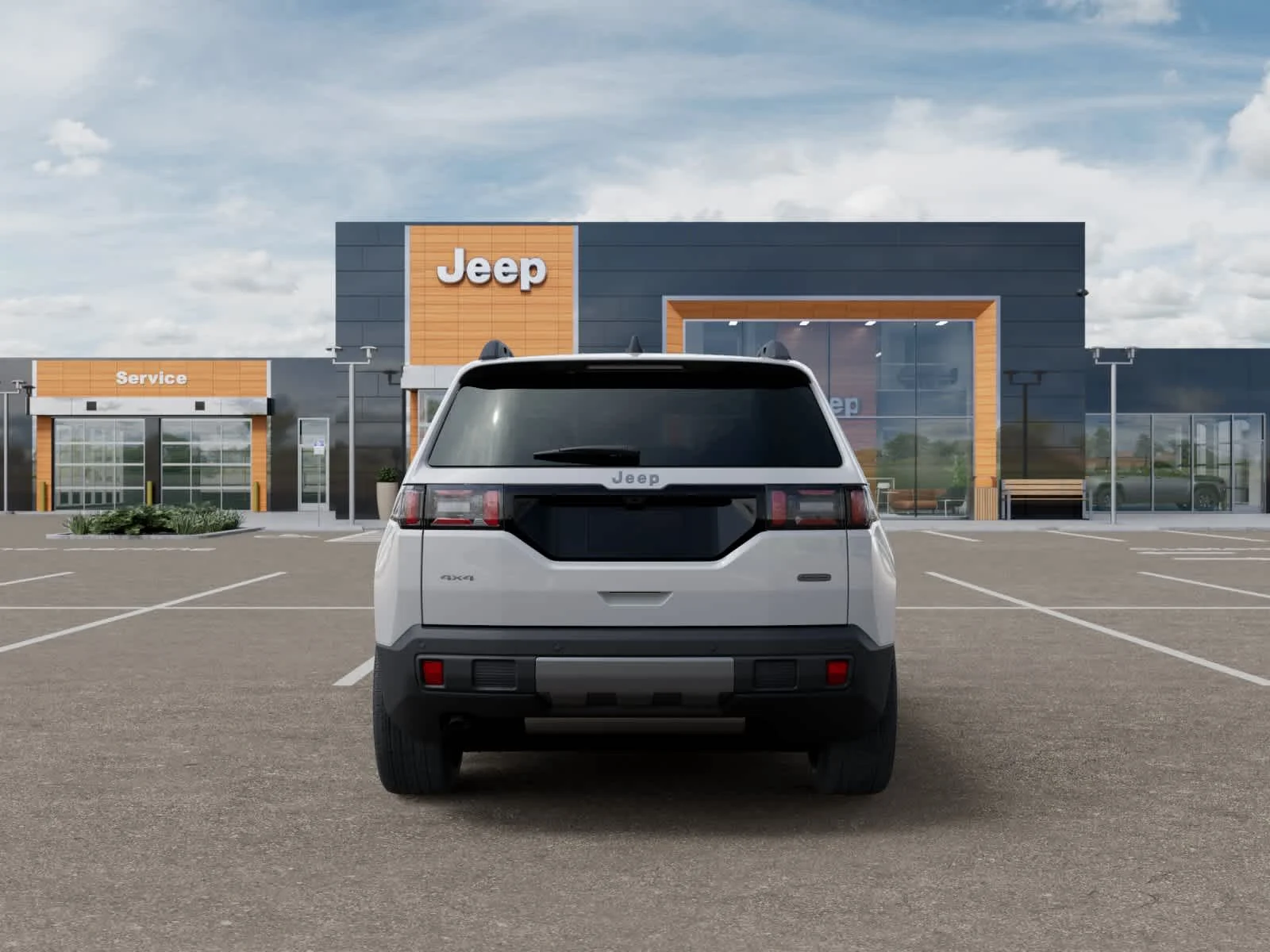 New 2026 Bright White Clearcoat Jeep Overland image 7