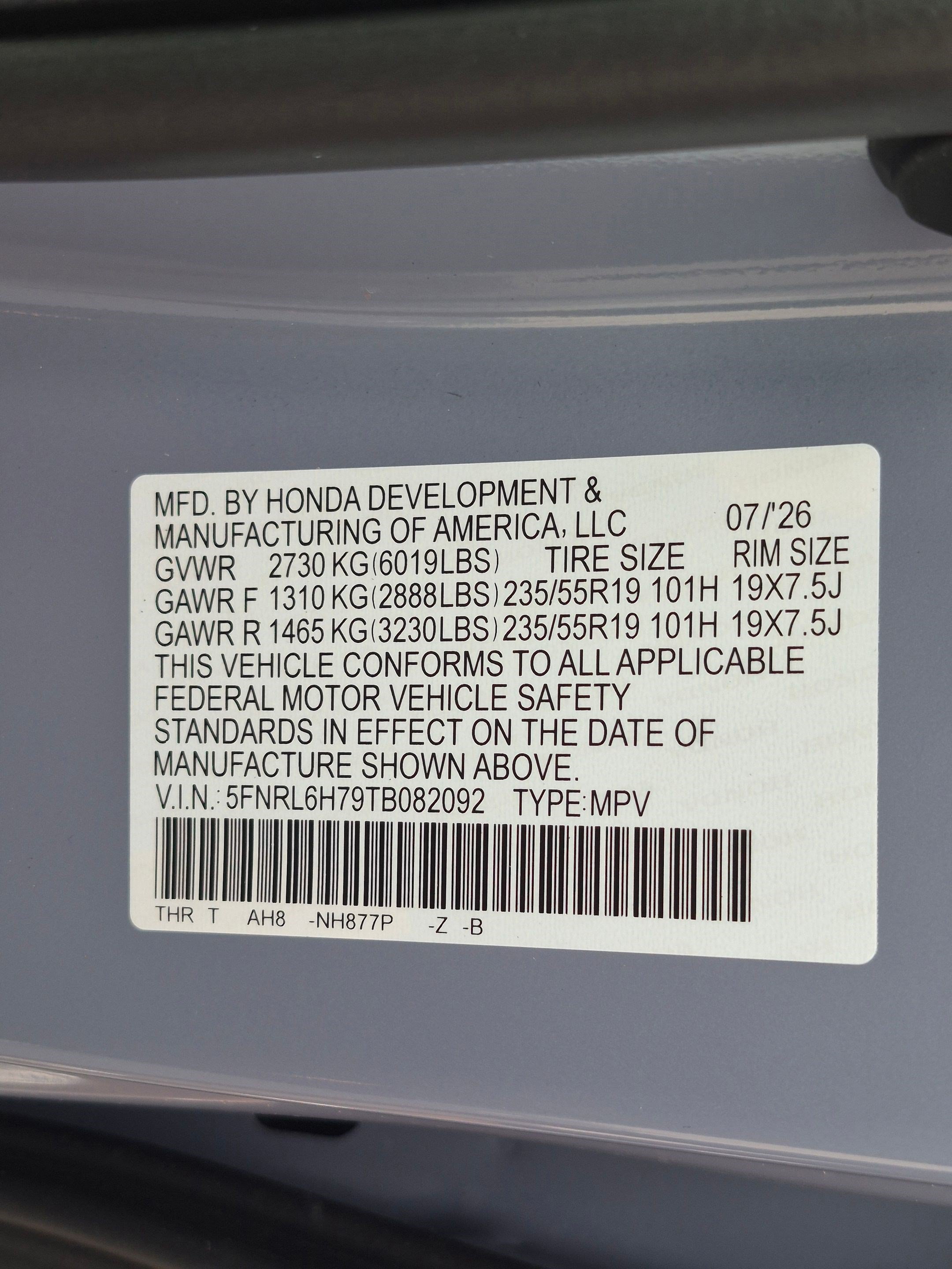 New 2026 Sonic Gray Pearl Honda Sport-L image 26
