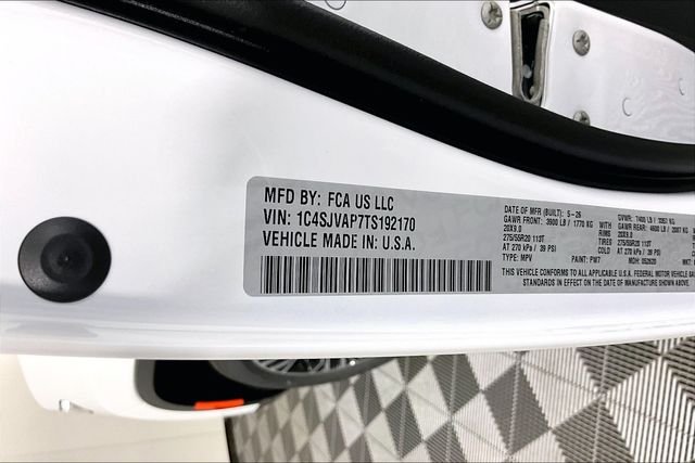 New 2026 Bright White Clearcoat Jeep  image 9