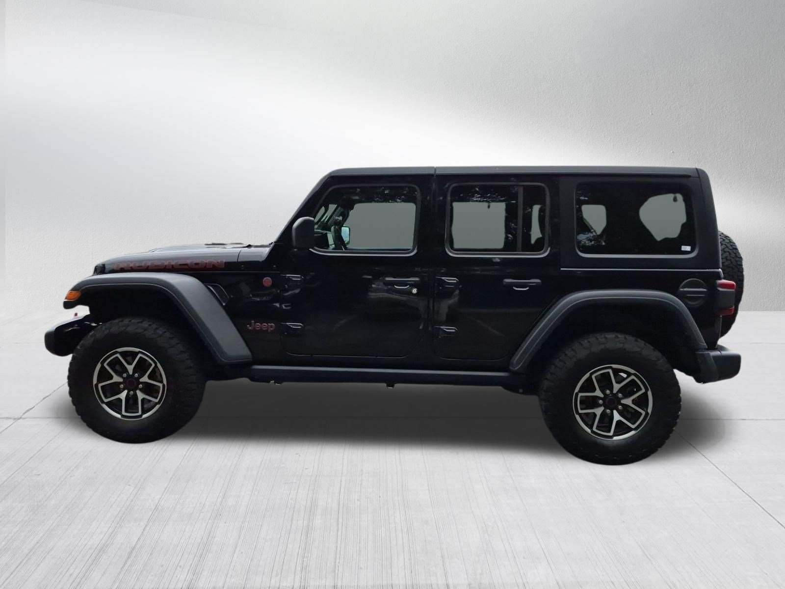 Used 2024 Black Jeep 4-Door Rubicon 4x4 image 2