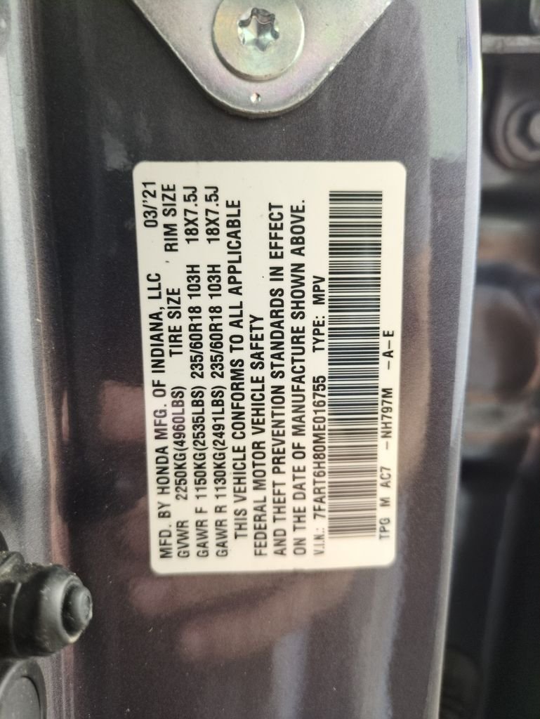 Used 2021 Lunar Silver Metallic Honda EX-L image 29