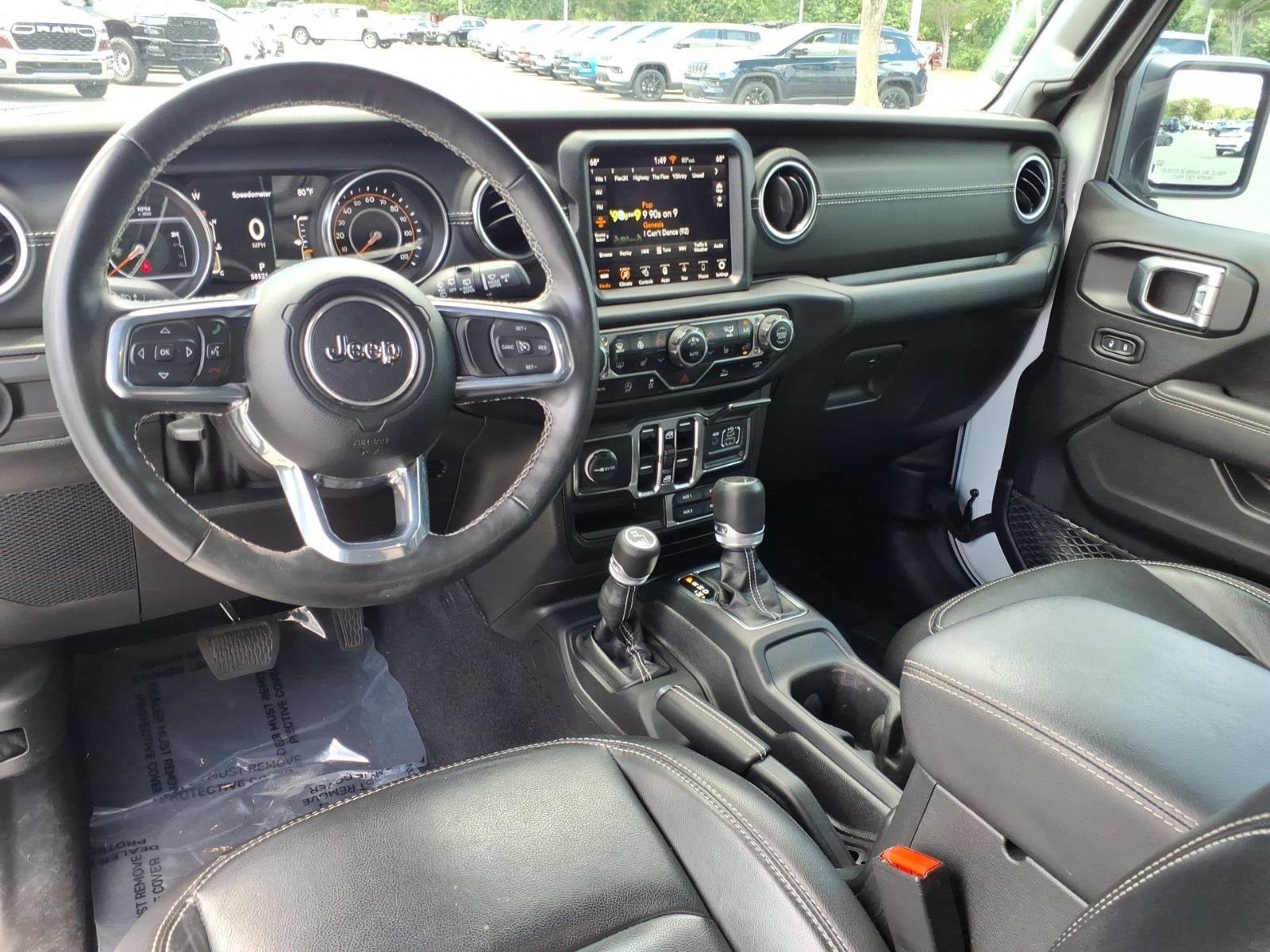 Used 2023 Bright White Clearcoat Jeep Sahara image 22