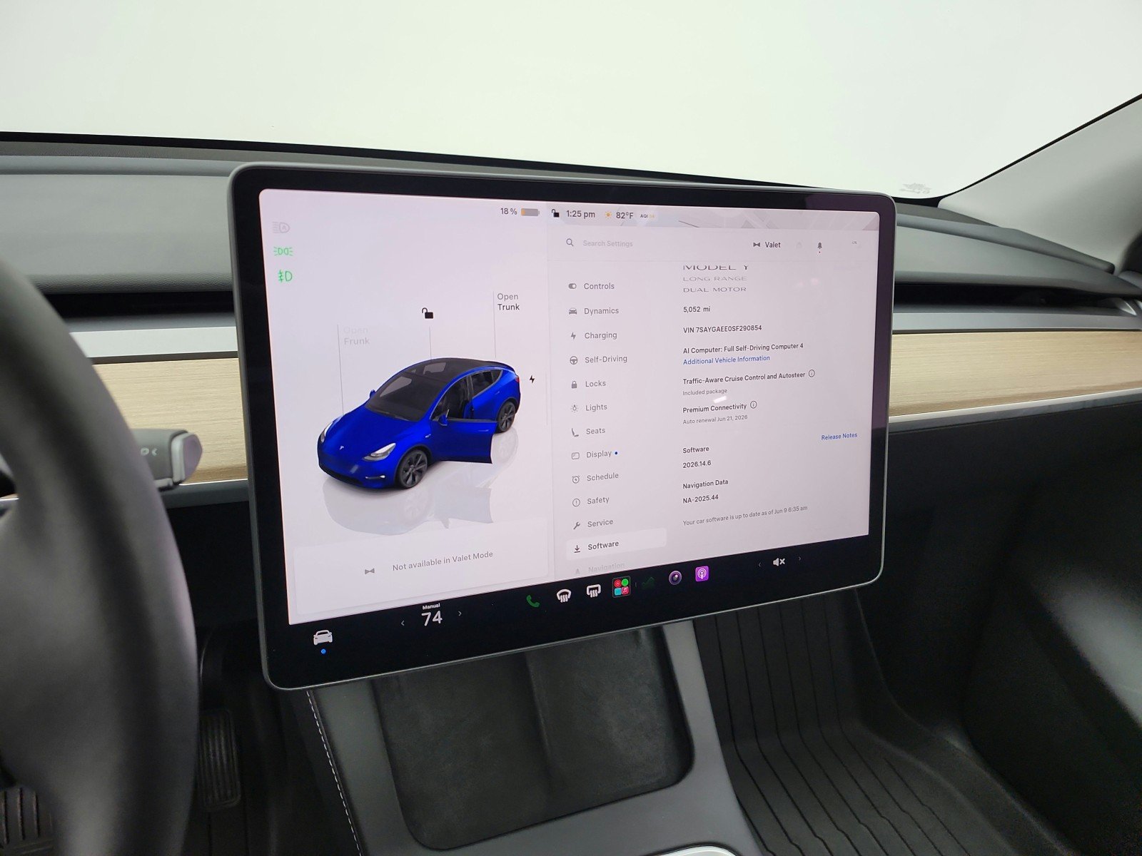 Used 2025 Deep Blue Metallic Tesla Long Range AWD *Ltd Avail* image 12