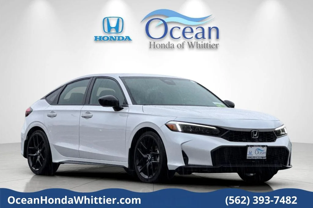 New 2026 Platinum White Pearl Honda Sport image 1