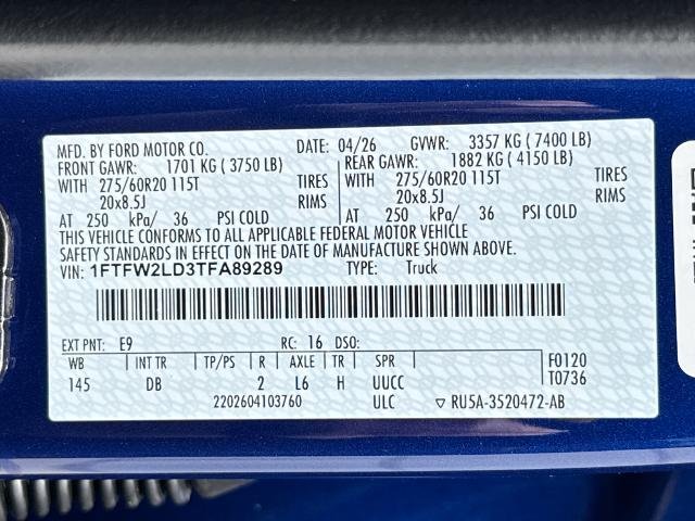 New 2026 Argon Blue Metallic Ford STX® image 29
