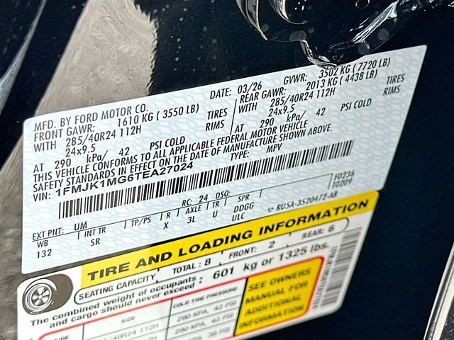 New 2026 Black Ford Platinum image 21