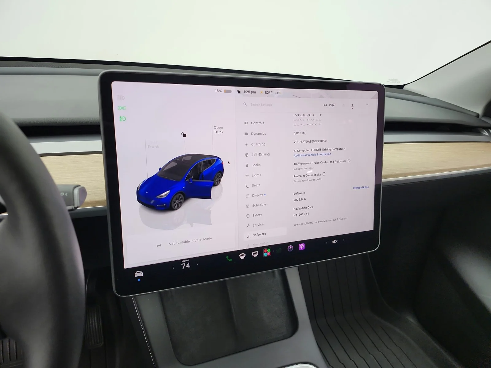 Used 2025 Deep Blue Metallic Tesla Long Range AWD *Ltd Avail* image 12