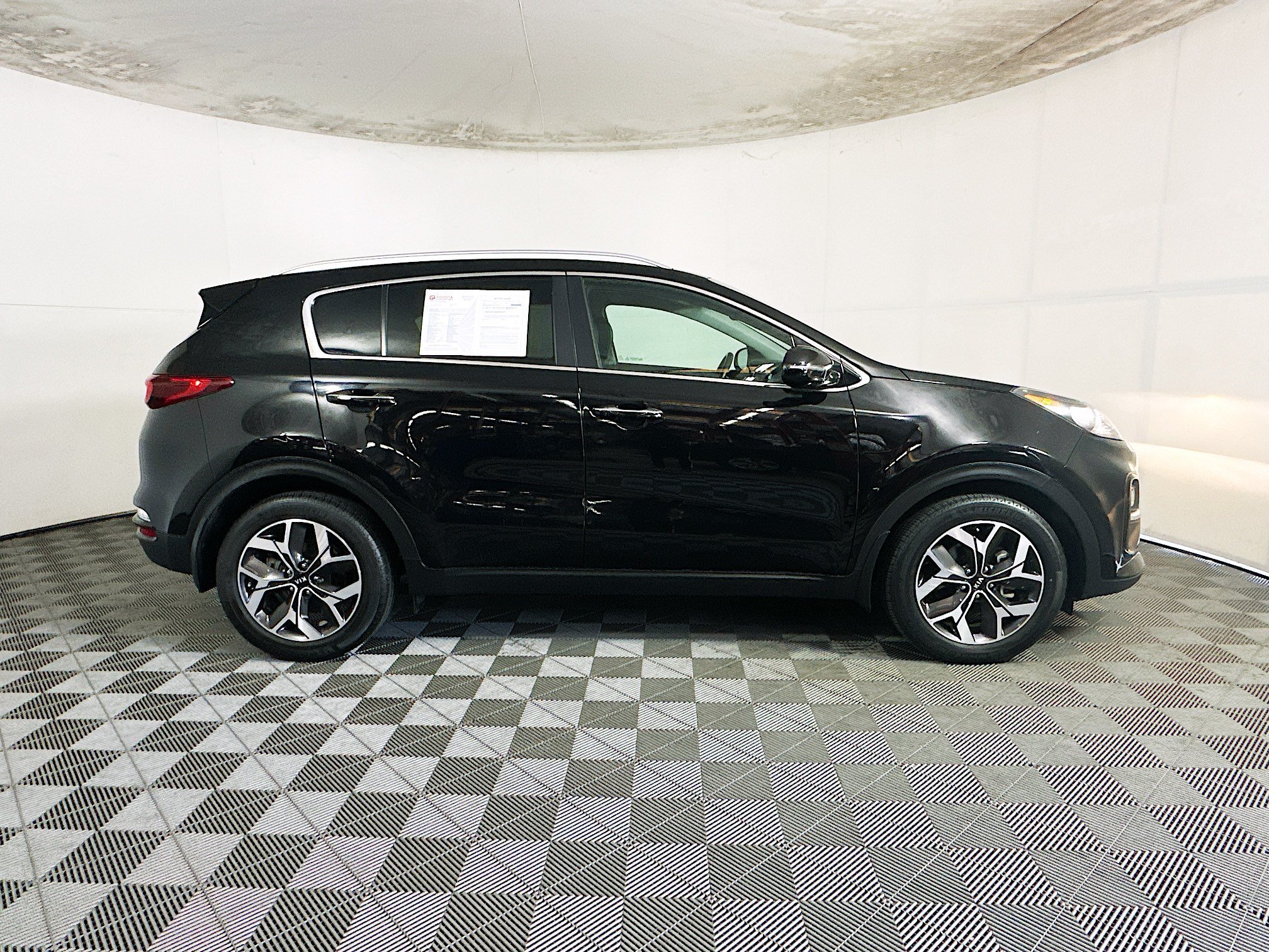 Used 2021 Black Cherry Kia EX image 2