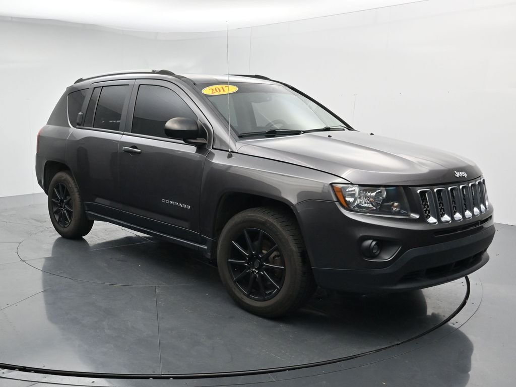 Used 2017 Jeep Compass Sport with VIN 1C4NJDBB1HD133430 for sale in Johnson City, TN
